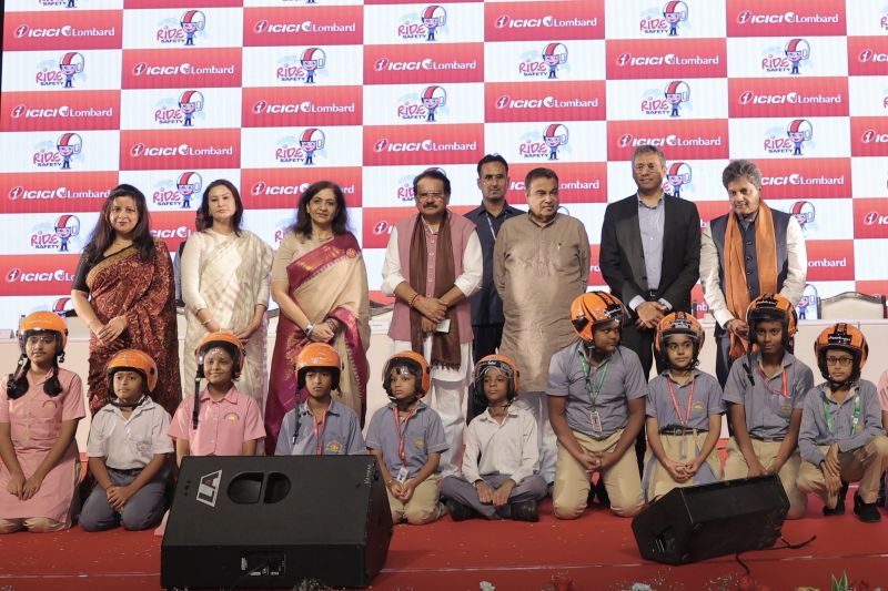 ICICI Lombard Distributes 25,000 Helmets to Mark 25 Years